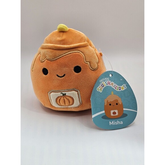 Squishmallows Other - Squishmallows Misha the Pumpkin Candle 8 inch 2024 Autumn NEW with Tags